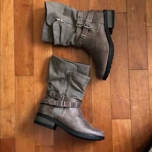Torrid Rugged gray boots 12W